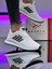 Unisex Micro Taban Fuspetli Spor Ayakkabı-Beyaz-Siyah 1