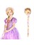 Büyülü Rapunzel Büyük Örgü Peruk Rapunzel Prenses Peruk ile Çiçek Peruk Kızlar Için Performans Çocuklar Cos Parti (Yurt Dışından) 1