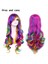 Lady Rainbow Uzun Kıvırcık Peruk Moda Cosplay Kostüm Saç Anime Full Wavy Party Wig 70CM (Yurt Dışından) 2