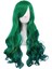 2 Adet Düz Cosplay Peruk Çok Renkli Isı Tam Esnek Peruklar - 80 cm Uzunluğunda Pembe ve 68CM Uzunluğunda Koyu Yeşil (Yurt Dışından) 3