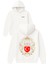 Osmanlı Tasarım Baskılı Oversize Beyaz Kapüşonlu Sweatshirt 1