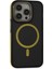 iPhone 14 Pro Max Kılıf Rocky Magsafe Kapak - SIYAH-SARI-(5796) - X042I056-R74042 1