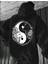 Büyük Beden Özel Tasarım Kapüşonlu Ying-Yang Çift Kurt Sırt Baskılı Hip Hop Erkek Sweatshırt 1