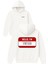 Hello Im Stressed Tasarım Baskılı Oversize Beyaz Kapüşonlu Sweatshirt 1