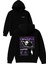 Neptün Neptün Tasarım Baskılı Oversize Siyah Kapüşonlu Sweatshirt 1