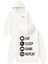 Game Eat Sleep Tasarım Baskılı Oversize Beyaz Kapüşonlu Sweatshirt 1