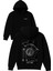 Sagıttarus Tasarım Baskılı Oversize Siyah Kapüşonlu Sweatshirt 1