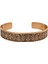 Lazer Motifli, Koruma Dualı Bakır Bileklik, U6162 2
