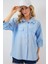 Kadın Gömlek 20317 Mavi 3