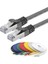 Cat7 Yassı Ftp Ethernet Network Lan Internet Kablosu, Siyah 15 Metre 2