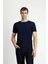 Bisiklet Yaka Slim Fit Dar Kesim Süprem Pamuklu Tişört 3