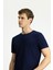 Bisiklet Yaka Slim Fit Dar Kesim Süprem Pamuklu Tişört 6