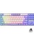 Ajazz AK870 Mc Kablolu Mekanik Oyun Klavyesi Mor Klavye Brown Switch 1