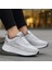 Unisex Fuspetli Su Geçirmez Spor Ayakkabı - Buz Gri 3