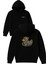 Tehlikeli Ördek Tasarım Baskılı Oversize Siyah Kapüşonlu Sweatshirt 1