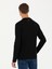 Erkek Siyah Slim Fit Yün Karışımlı Düğmeli Triko Hırka 50277418-VR046 5