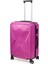Travel Star Orta Boy Abs Valiz - Pembe - 66X45X26 cm 3
