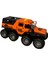Oyuncak 8 Tekerlekli Kamyonet Model 1/24 Turuncu Ses ve Işıklı 1