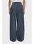 Dikiş Detaylı Relaxed Fit Normal Bel Geniş Paça Pantolon Bayan Pantolon LB25FWTURFUSP 3