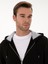 Erkek Siyah Regular Fit Pamuk Karışımlı Tam Fermuarlı Kapüşonlu Sweatshirt 50318867-VR046 2