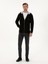 Erkek Siyah Regular Fit Pamuk Karışımlı Tam Fermuarlı Kapüşonlu Sweatshirt 50318867-VR046 4