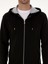 Erkek Siyah Regular Fit Pamuk Karışımlı Tam Fermuarlı Kapüşonlu Sweatshirt 50318867-VR046 6