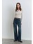 Kadın Victoria Classic Denim Gölgeli Koyu Mavi Jean Pantolon 101072-90539 2