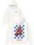 Tomato Tasarım Baskılı Oversize Beyaz Kapüşonlu Sweatshirt 1