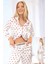 Yılbaşına Özel Kalpli Kadın Pijama Takımı 3