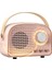 Retro Bluetooth Hoparlör Taşınabilir Kablosuz Mini Ev ve Dış Mekan Hoparlörü (Yurt Dışından) 1