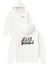 Free Palestine Tasarım Baskılı Oversize Beyaz Kapüşonlu Sweatshirt 1