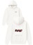 Wıld Soul Tasarım Baskılı Oversize Beyaz Kapüşonlu Sweatshirt 1