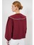 Kadın Gömlek 20314 Bordo 4