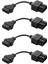 Kıa Için 4x Obd 2 Kablo 20 Pin - 16 Pin Obd2 Obd2 Obd Teşhis Aracı Tarayıcı Kodu Okuyucu Adaptör Araç Konektörü Kablosu (Yurt Dışından) 1