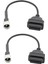 Yamaha Için 2x Obd Motosiklet Kablosu 3 Pin Fiş Kablosu Teşhis Kablosu 3pin - Obd2 16 Pin Adaptör (Yurt Dışından) 1