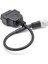 Yamaha Için 2x Obd Motosiklet Kablosu 3 Pin Fiş Kablosu Teşhis Kablosu 3pin - Obd2 16 Pin Adaptör (Yurt Dışından) 2