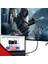 HDMI Kablosu Hdtv Bilgisayar Uydu Görüntü Ses Full Hd Sargılı Görüntü Aktarma Kablosu 6