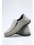 Iç Dış Deri Gri Nubuk Bağcıklı Ortopedik Ultra Rahat Ayakkabı 4