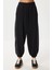 Kontrast Şeritli Jogger Örme Eşofman Altı LUB0301 Siyah 3