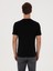 Erkek Siyah Slim Fit %100 Pamuk Bisiklet Yaka Basic T-Shirt 50324401-VR046 5
