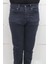 Fistan Store Erkek Açık Lacivert Yüksek Bel Rahat Kesim Boru Paça Jean Pantolon 2