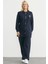 Çıtçıtlı Tunik Boy Eşofman Takım - Lacivert 1