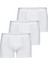 Erkek Boxer 3lü Paket Tender Cotton 9670 - Beyaz 4
