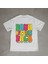 Bruh Tasarım Baskılı Beyaz Oversize T-Shirt 1