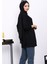 Siyah Yaka Detaylı Modal Tunik 4