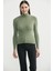 Tam Balıkçı Fitilli Basic Triko Kazak - Çağla Yeşili 2