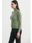 Tam Balıkçı Fitilli Basic Triko Kazak - Çağla Yeşili 4