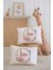 %100 Pamuk Isme Özel 2li Ekru Bebek Yastık Kılıfı 35X45 Cm-Deniz Canlıları 1