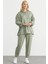 Scuba Oversize Tunik Eşofman Takım - Fıstık Yeşili 4
