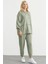 Scuba Oversize Tunik Eşofman Takım - Fıstık Yeşili 5